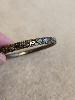 AK925 Turkey BYZANTINE BRACELET STERLING SILVER